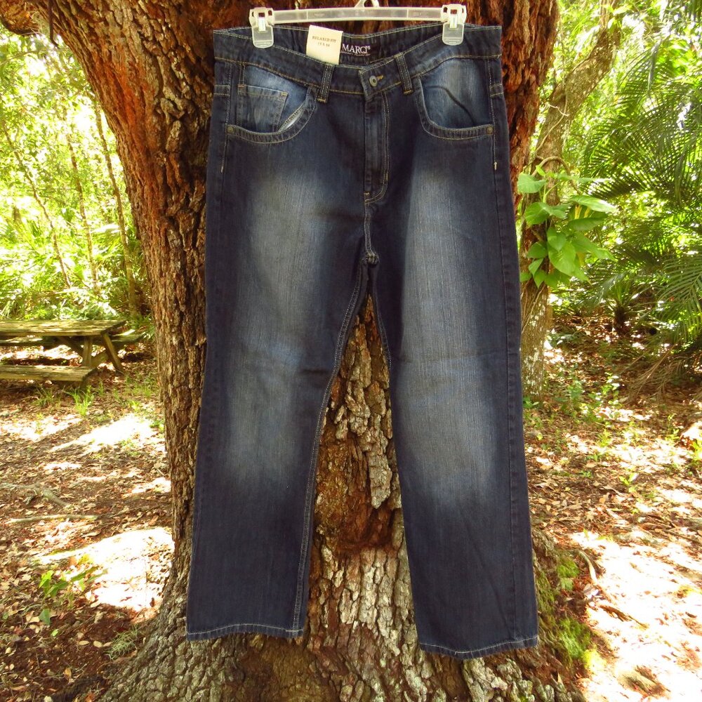 Marq 75 Mens Jeans Relazed Fit Distressed NWT 38 X  32